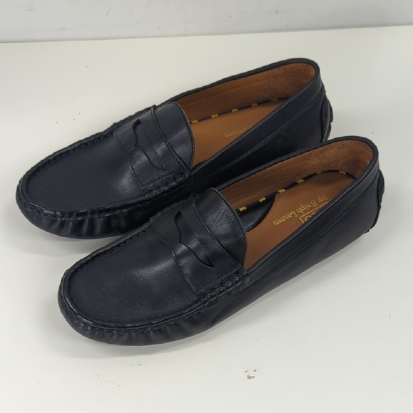 Polo Ralph Lauren Men\'s Anders Penny Driving Style Loafer in Black Size 10 main image 6